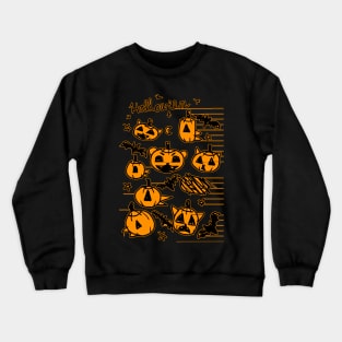 Night in the Woods Halloween Pumpkins Crewneck Sweatshirt